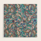 Whimsical Paisley Dance Wood Wall Art Gallery Image 1