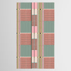 Vintage Striped Geometric Tablecloth Gallery Image 2