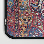 Antique Ornate Plum Spice Persian Kirman Rug Laptop Sleeve Gallery Image 3