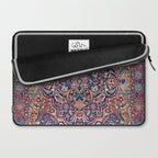 Antique Ornate Plum Spice Persian Kirman Rug Laptop Sleeve Gallery Image 2