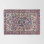 Antique Ornate Plum Spice Persian Kirman Rug Rug Gallery Image 2