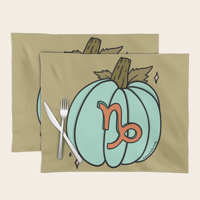 Capricorn Pumpkin Placemat Gallery Image 1