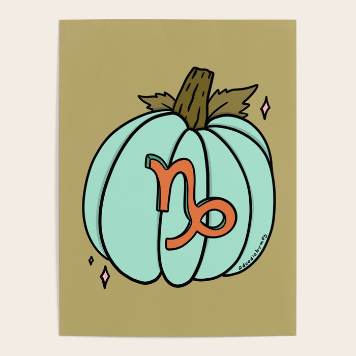 Capricorn Pumpkin Poster Gallery Image 1