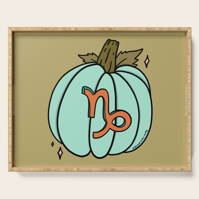 Capricorn Pumpkin Serving Tray Gallery Image 1