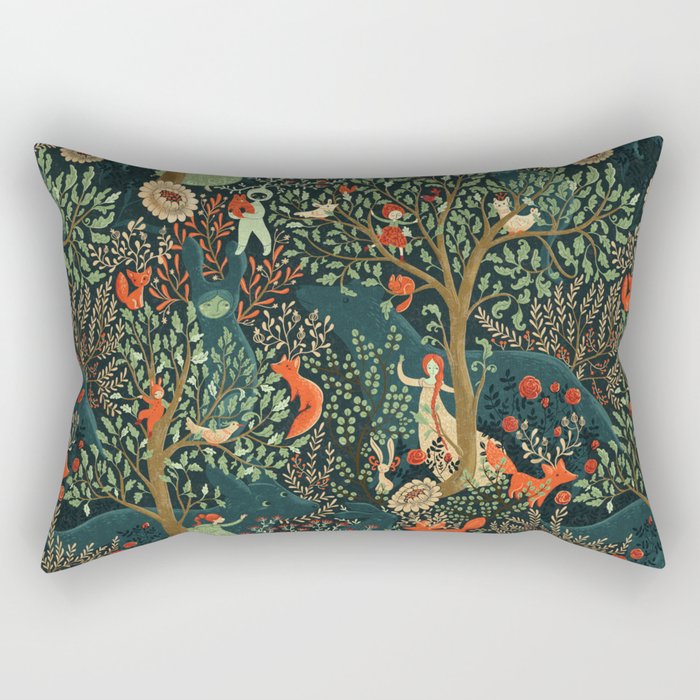 Whimsical Wonderland Rectangular Pillow