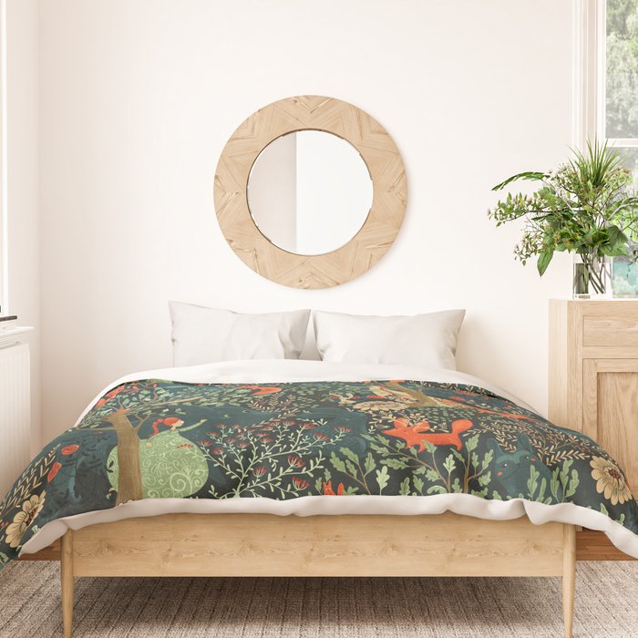 Whimsical Wonderland Duvet Cover Gallery Image 3