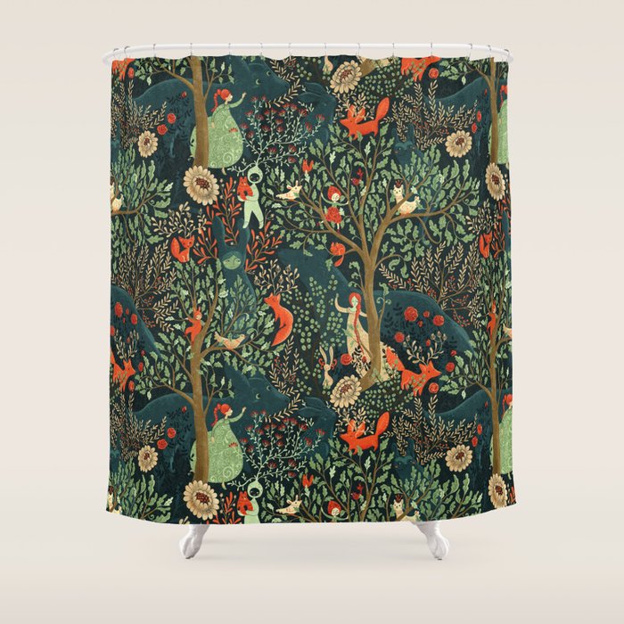 Whimsical Wonderland Shower Curtain Gallery Image 1