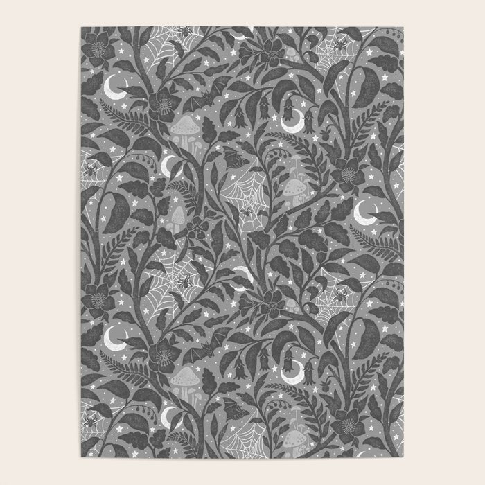 Mysterious Garden - Grayscale  Poster Gallery Image 4
