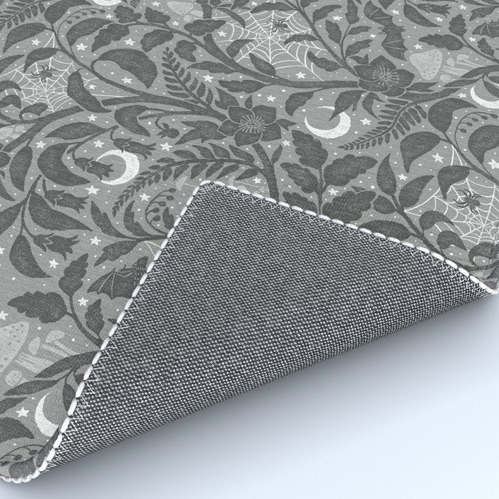 Mysterious Garden - Grayscale  Rug Gallery Image 4