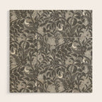 Mysterious Garden - Grayscale  Wood Wall Art Gallery Image 1