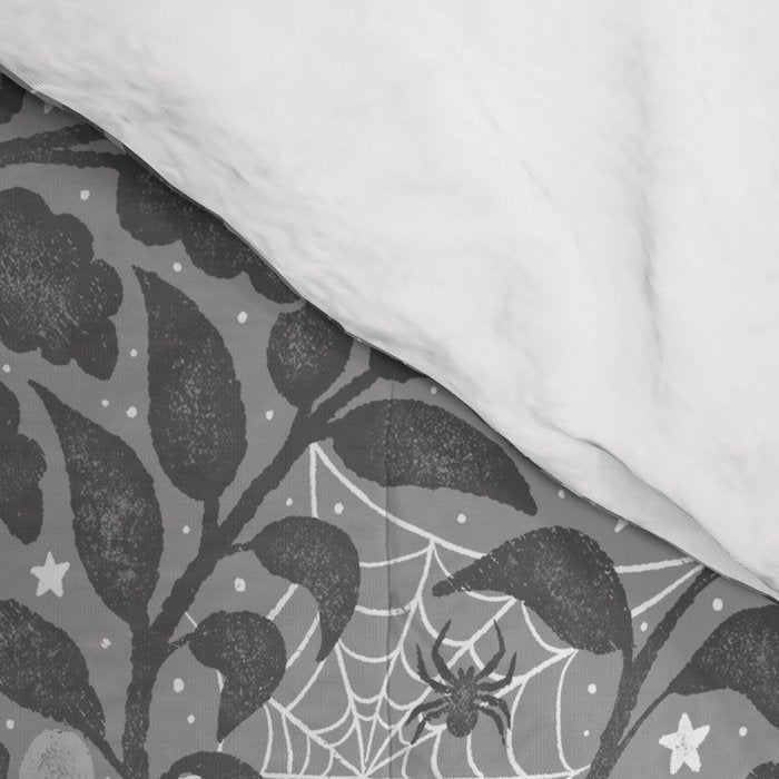 Mysterious Garden - Grayscale  Comforter Gallery Image 4