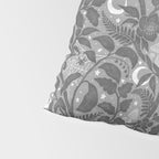 Mysterious Garden - Grayscale  Pillow Sham Gallery Image 4