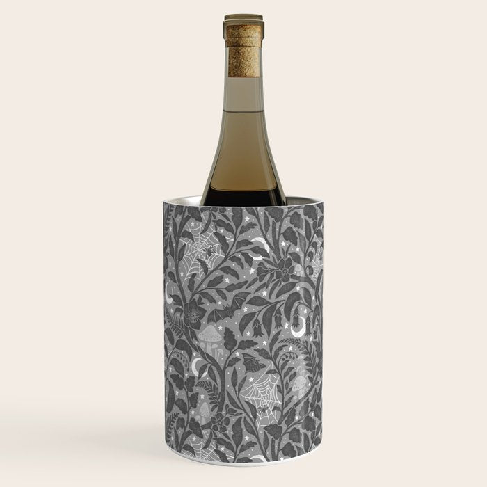 Mysterious Garden - Grayscale  Wine Chiller Gallery Image 1