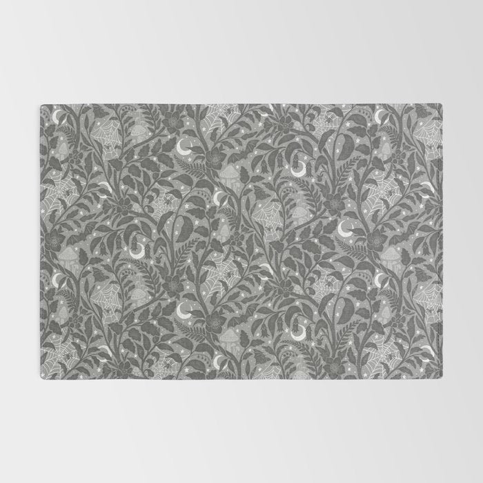Mysterious Garden - Grayscale  Rug Gallery Image 2