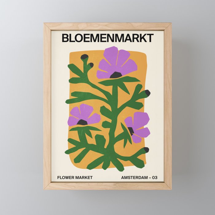 Flower Market III: Amsterdam | Matisse Edition Mini Art Print Gallery Image 1