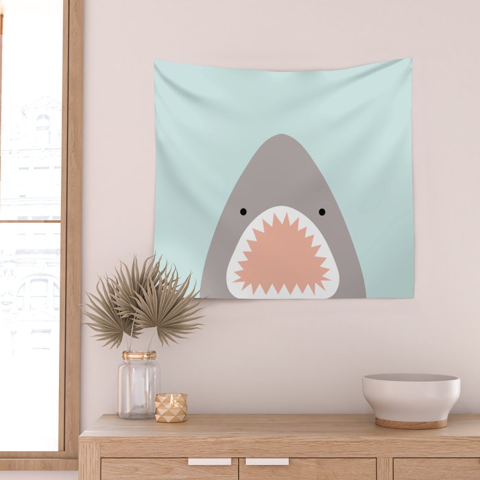 shark attack Wall Tapestry Gallery Image 2