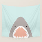 shark attack Wall Tapestry Gallery Image 4