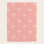 Vintage palm tree beach doodle pattern Poster Gallery Image 4