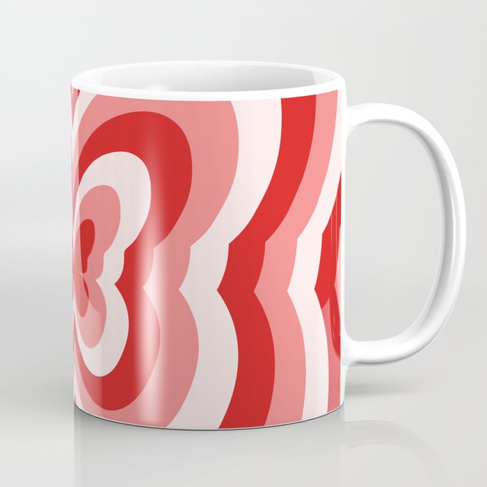 Retro 70s Butterfly in Red Coffee Mug Gallery Image 1
