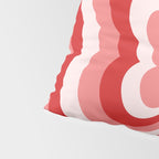 Retro 70s Butterfly in Red Pillow Sham Gallery Image 4