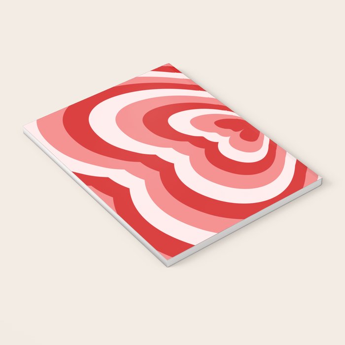 Retro 70s Butterfly in Red Notebook Gallery Image 3