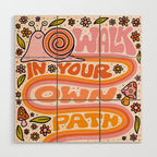 Walk In Your Own Path Wood Wall Art Gallery Image 1