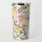 Pineapple wedges on rose bushes P Travel Mug Gallery Image 1