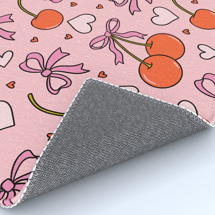 Valentine Cherry Print Rug Gallery Image 4