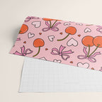 Valentine Cherry Print Wrapping Paper Gallery Image 2