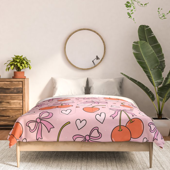Valentine Cherry Print Comforter Gallery Image 3