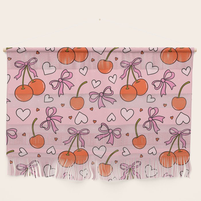 Valentine Cherry Print Wall Hanging Gallery Image 1