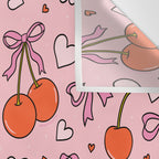 Valentine Cherry Print Wall Tapestry Gallery Image 3