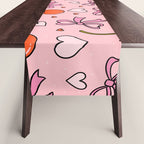 Valentine Cherry Print Table Runner Gallery Image 1