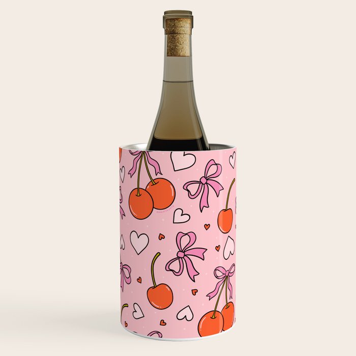 Valentine Cherry Print Wine Chiller Gallery Image 3