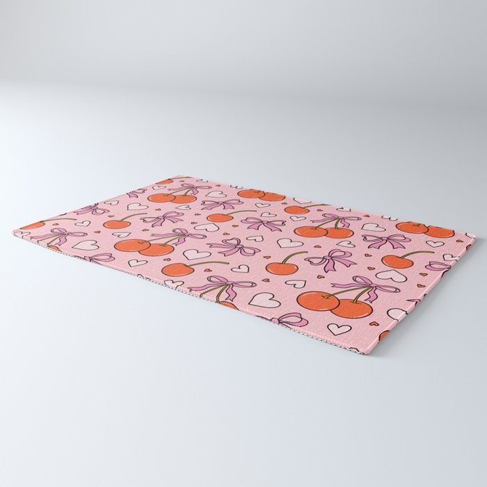 Valentine Cherry Print Rug Gallery Image 3
