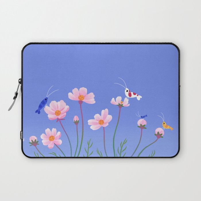 Cosmos and shrimp Laptop Sleeve Gallery Image 1