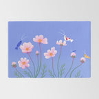 Cosmos and shrimp Rug Gallery Image 2