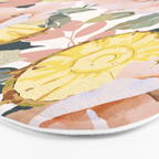 Pineapple wedges on rose bushes P Bath Mat Gallery Image 3
