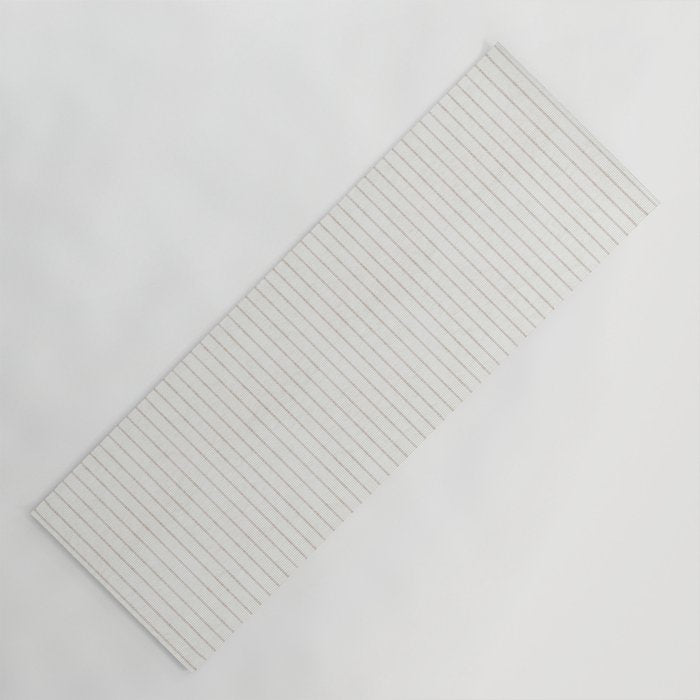  AEGEAN SIMPLE TICKING STRIPE JUTE Yoga Mat Gallery Image 1
