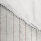  AEGEAN SIMPLE TICKING STRIPE JUTE Comforter Gallery Image 4
