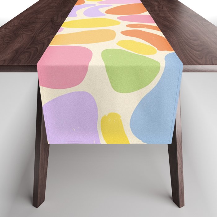 Pastel stones Table Runner Gallery Image 1
