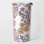 Butterfly Floral Garden  Travel Mug Gallery Image 2
