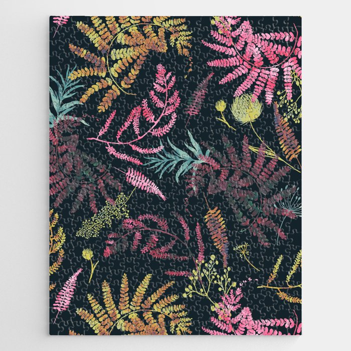 Vibrant meadow in the dark 77 Jigsaw Puzzle