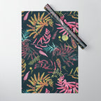 Vibrant meadow in the dark 77 Wrapping Paper Gallery Image 1