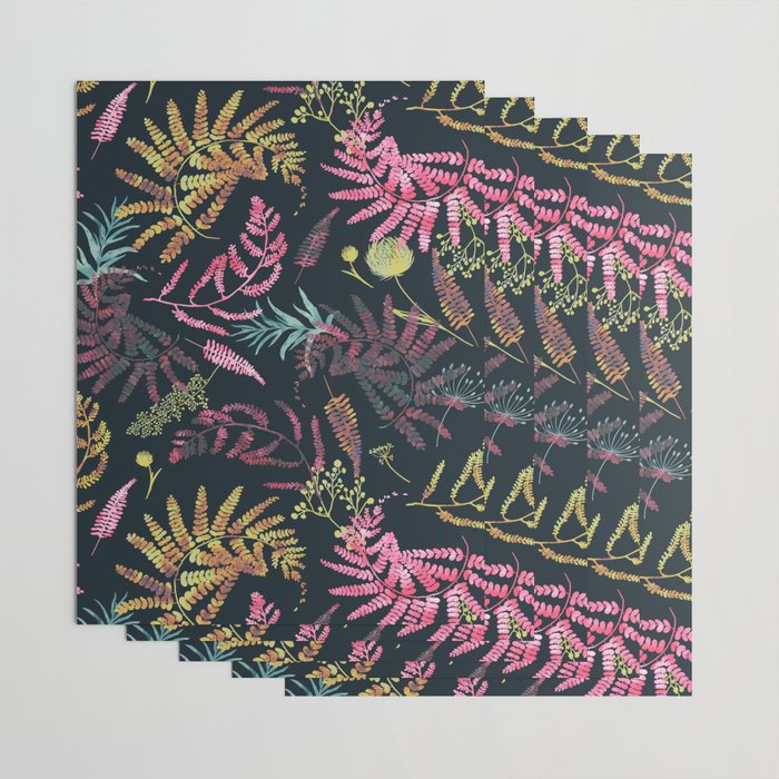 Vibrant meadow in the dark 77 Wrapping Paper Gallery Image 3