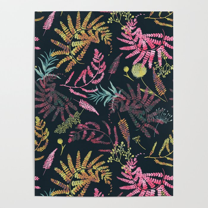 Vibrant meadow in the dark 77 Poster Gallery Image 1
