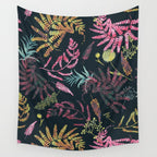 Vibrant meadow in the dark 77 Wall Tapestry Gallery Image 4