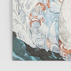 Swan Swimming Watercolor Poster Gallery Image 3