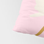 Modern abstract flower and vase. Be kind to yourself quote Pillow Sham Gallery Image 4