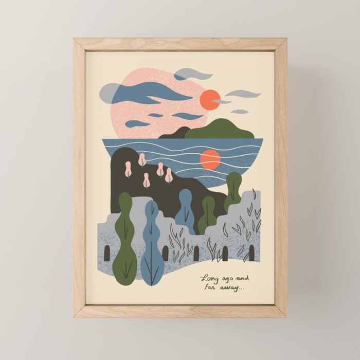 Long Ago And Far Away Mini Art Print Gallery Image 1